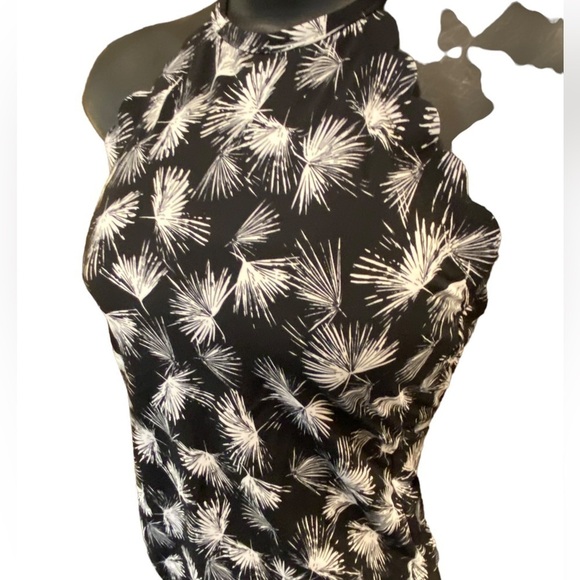 La Blanca High Neck Halter One Piece Swimsuit Peddle Pusher Women’s Size 4 - Picture 11 of 13